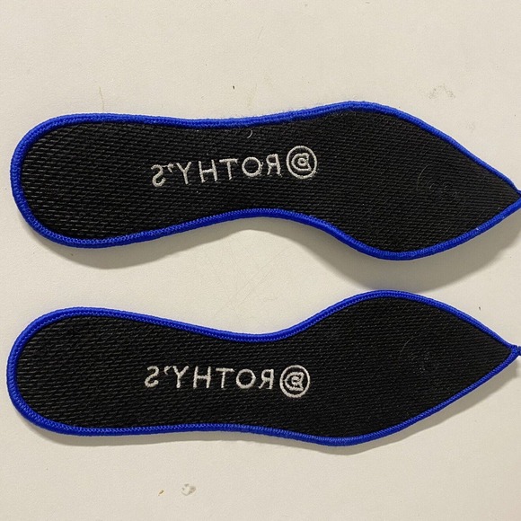 ROTHY'S Ballet Flat Loafer Pointed Toe Red Slip On Textile Size 8 - Picture 8 of 11